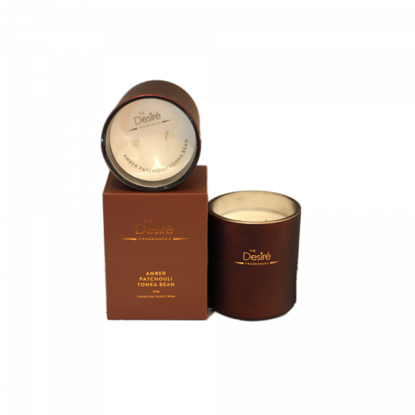 Le-Desire Amber Patchouli Tonka Bean Soy Wax Candles