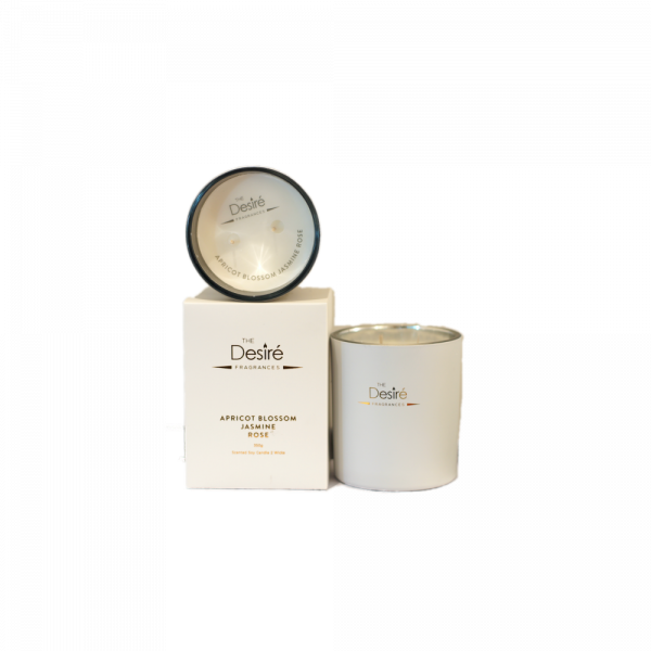 Le Desire Apricot Blossom Jasmine Rose Soy Wax Candles
