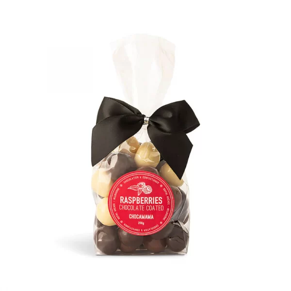 Chocomama  Chocolate Raspberries Australian Made Prestige Chocolates