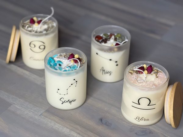 Zodiac Crystal Candles